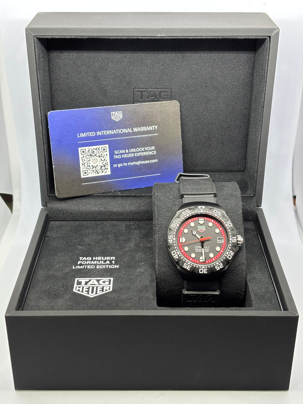 Tag Heuer Formula 1 Solargraph - Black - WBY1114.FT8084 - 38mm - 2025 - Warranty