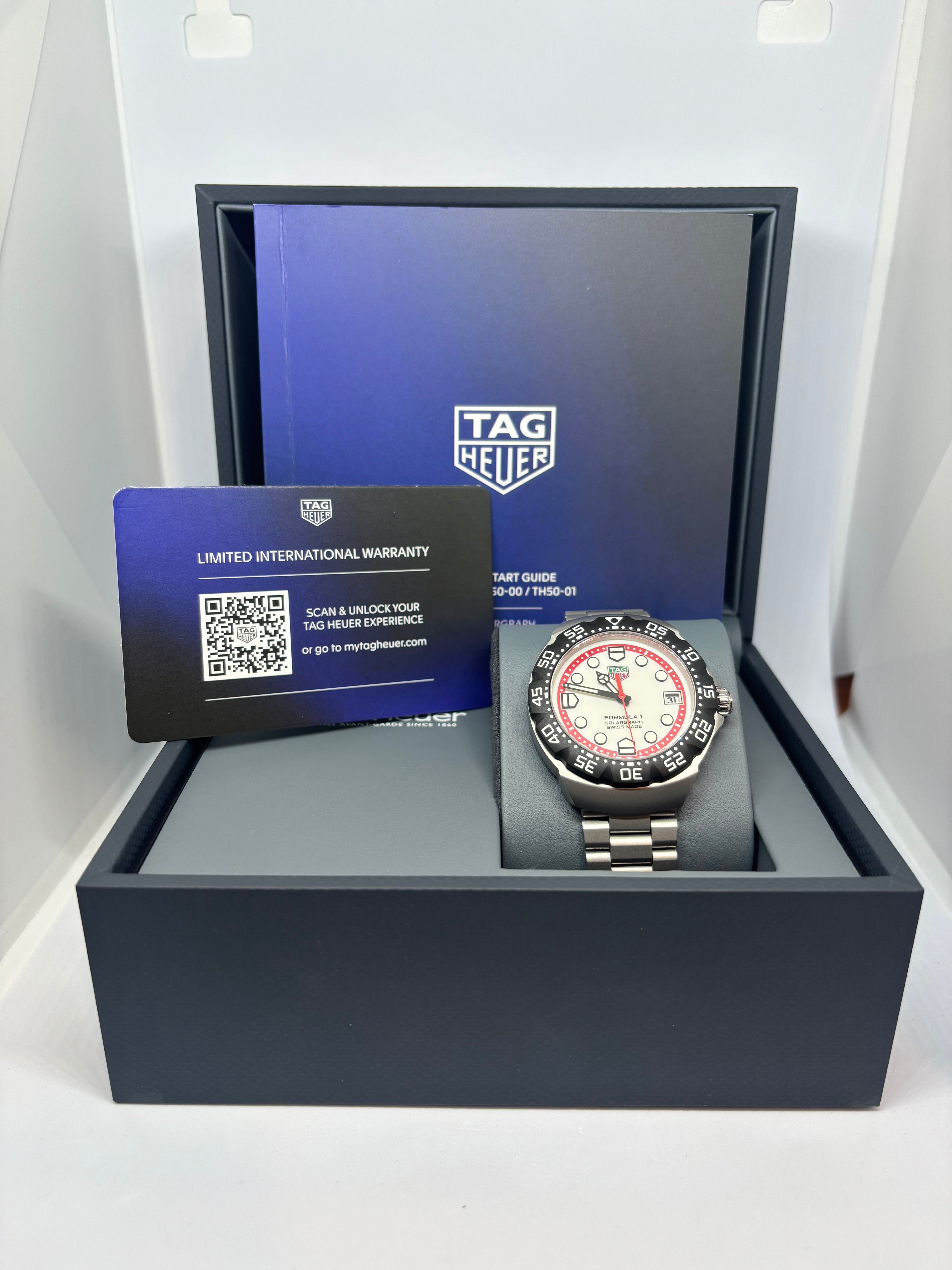 Tag Heuer Formula 1 Solargraph - White - WBY1111.BA0042 - 38mm - 2025 - Warranty