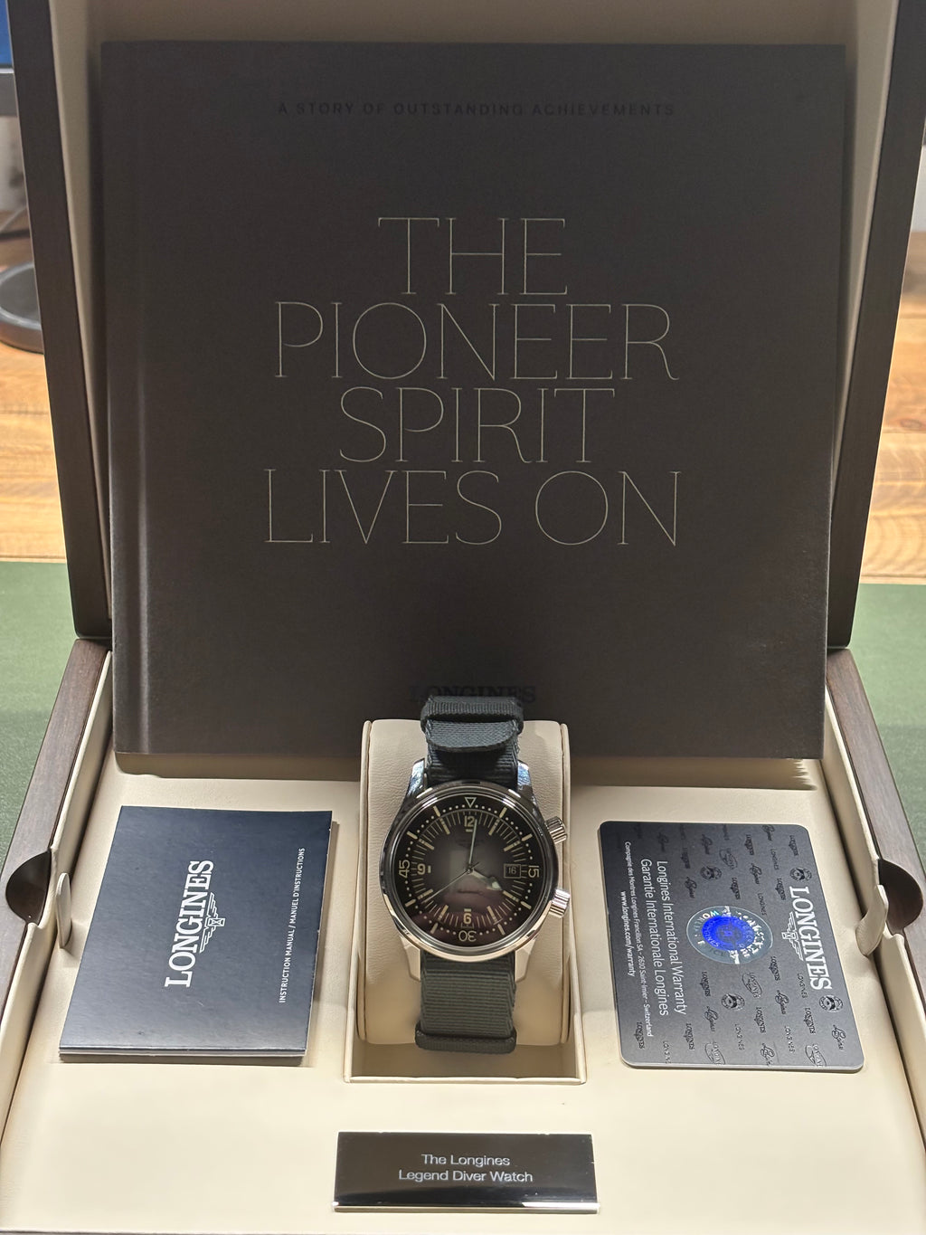 Longines Legend Diver - Black Grey - L3.774.70.2 - In Warranty - 42mm - 2025 - Full Set