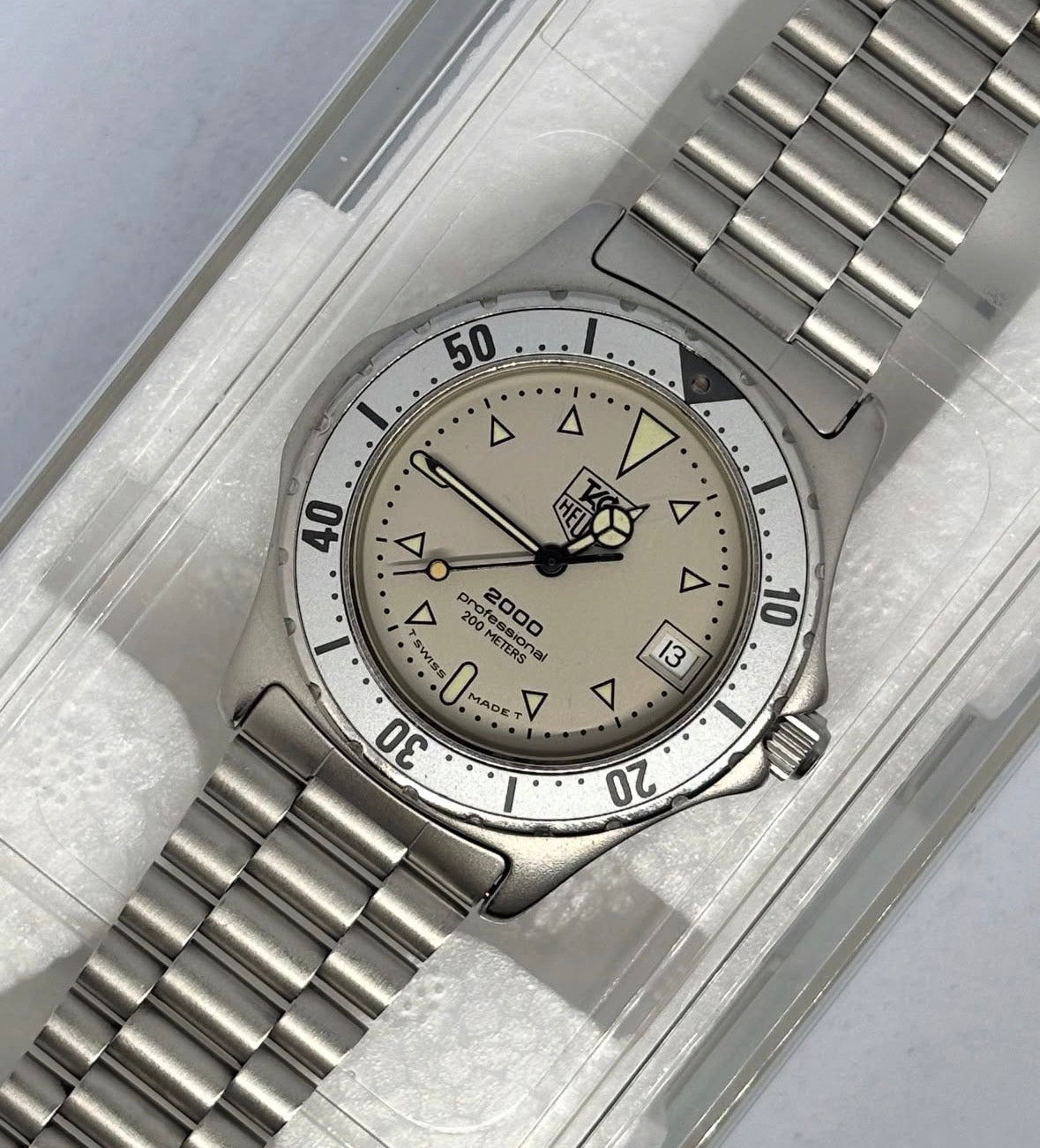 Tag Heuer 2000 972.006 Professional Vintage Grey Dial 200M Watch