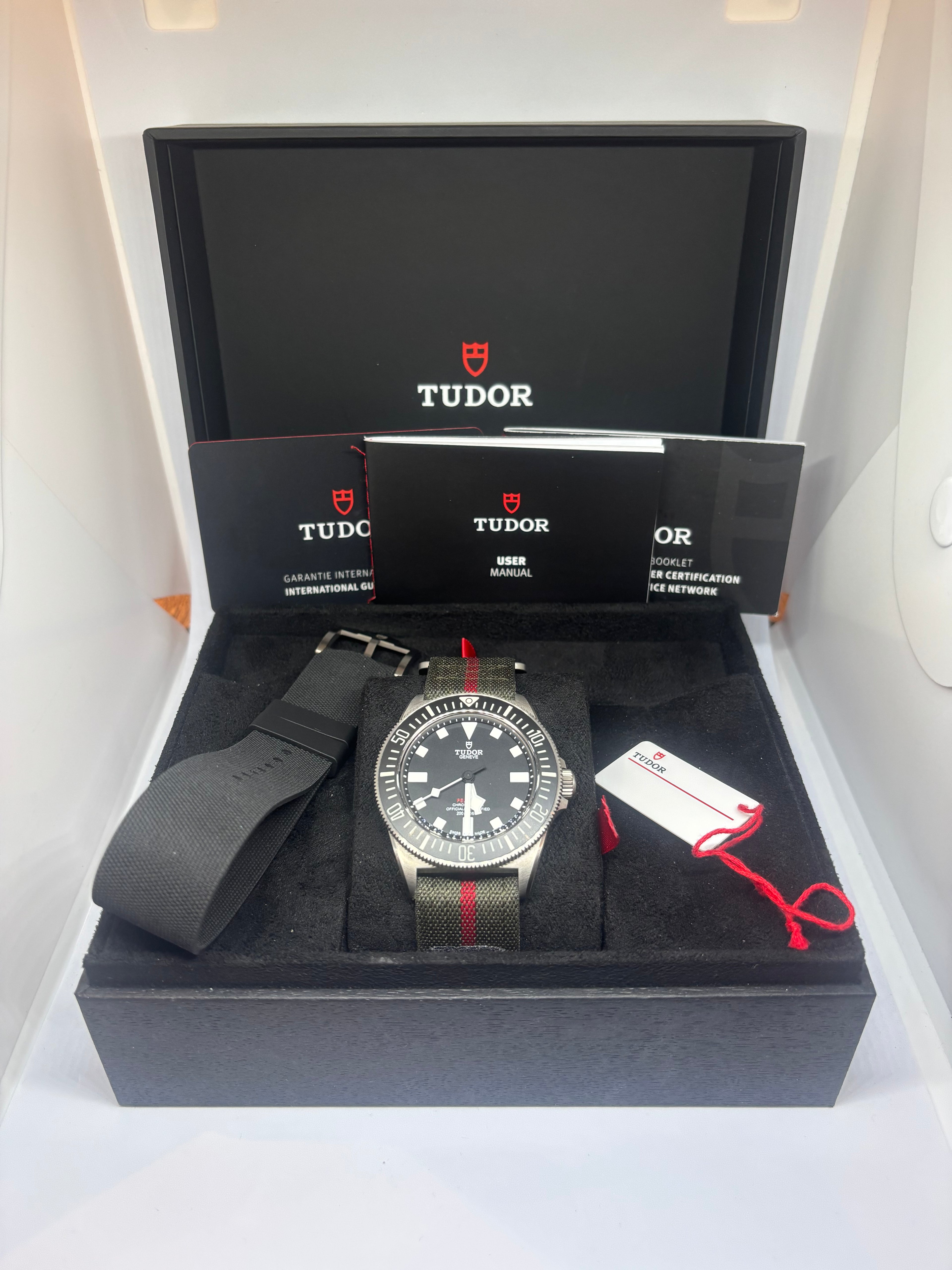Tudor Pelagos FXD Black M25717N 2023 With Warranty 42mm Titanium Watch