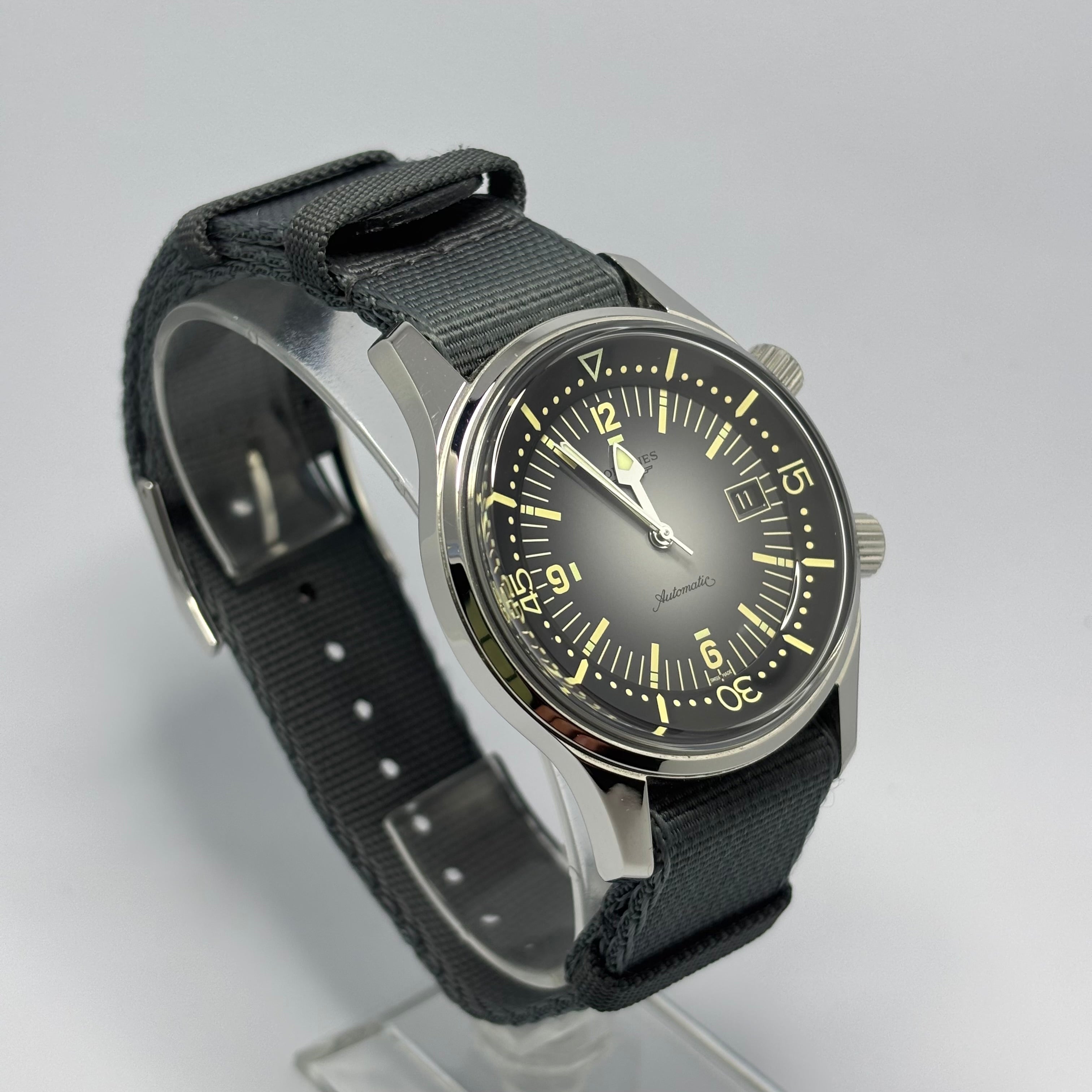 Longines Legend Diver - Black Grey - L3.774.70.2 - In Warranty - 42mm - 2025 - Full Set