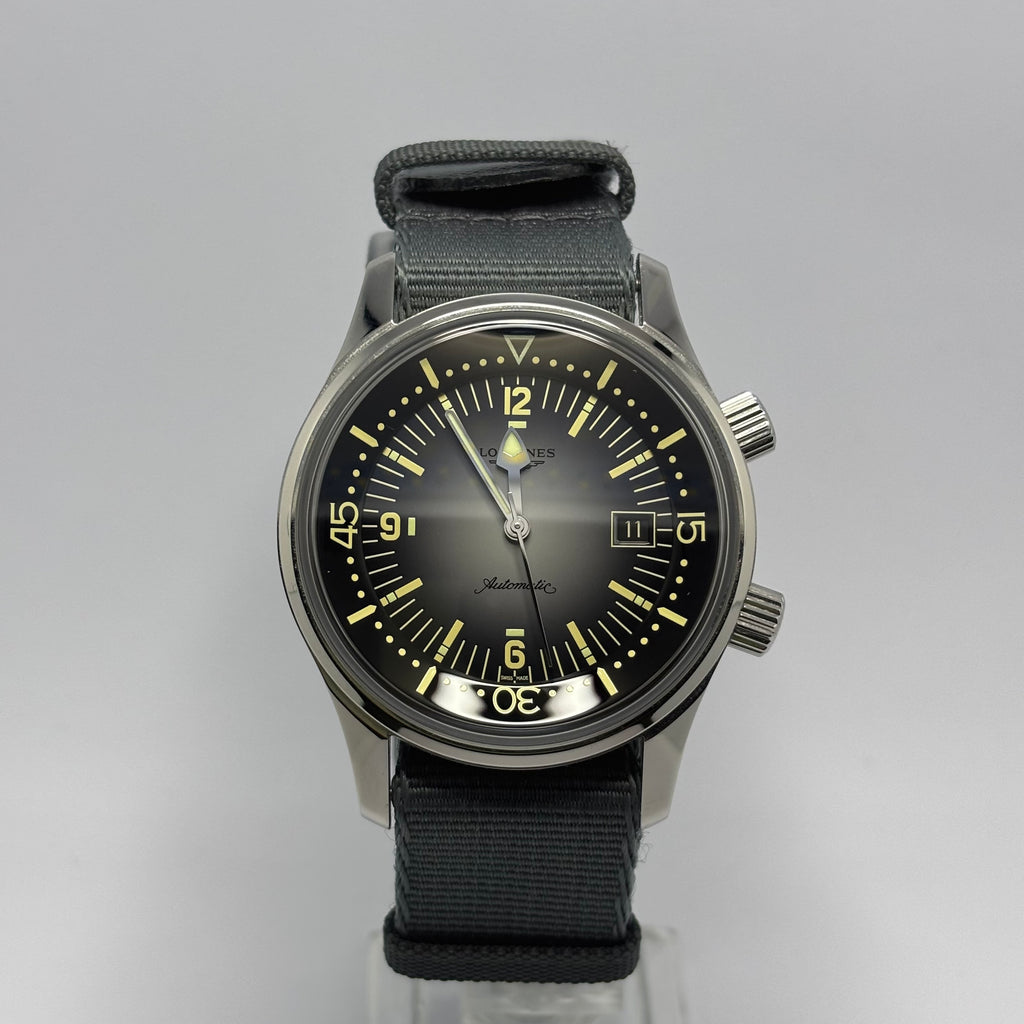 Longines Legend Diver - Black Grey - L3.774.70.2 - In Warranty - 42mm - 2025 - Full Set