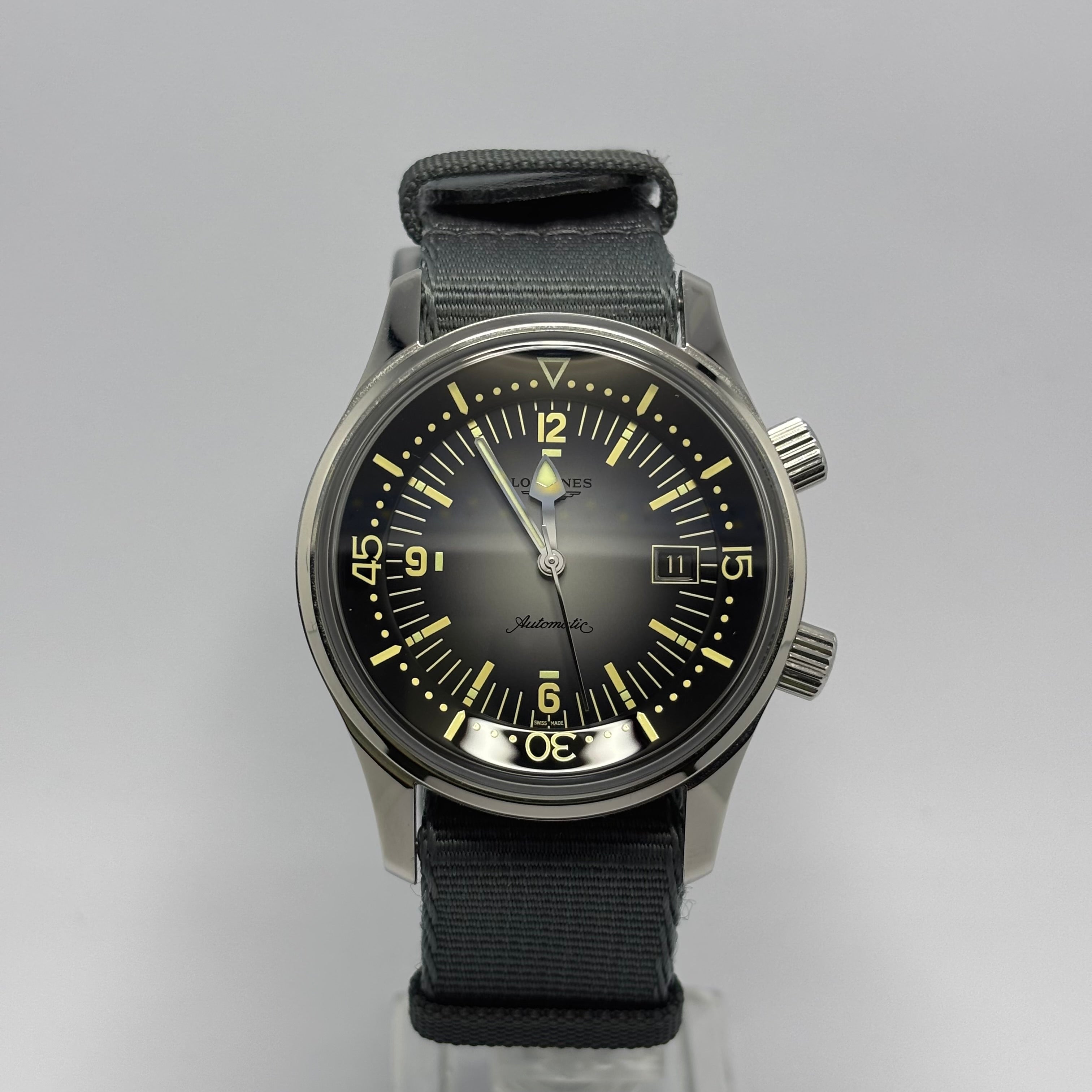 Longines Legend Diver - Black Grey - L3.774.70.2 - In Warranty - 42mm - 2025 - Full Set