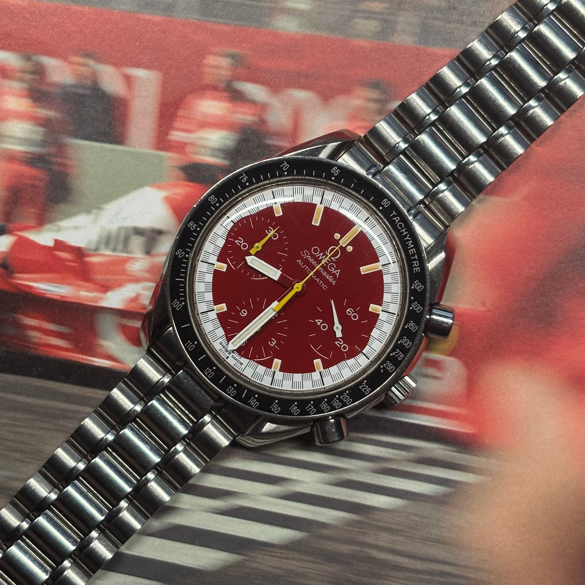 Omega Speedmaster Reduced Michael Schumacher - 3510.61 - Red - 39mm - 1996 - Watch Only