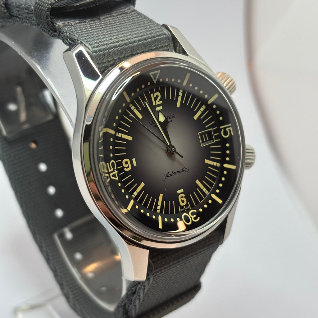 Longines Legend Diver - Black Grey - L3.774.70.2 - In Warranty - 42mm - 2025 - Full Set