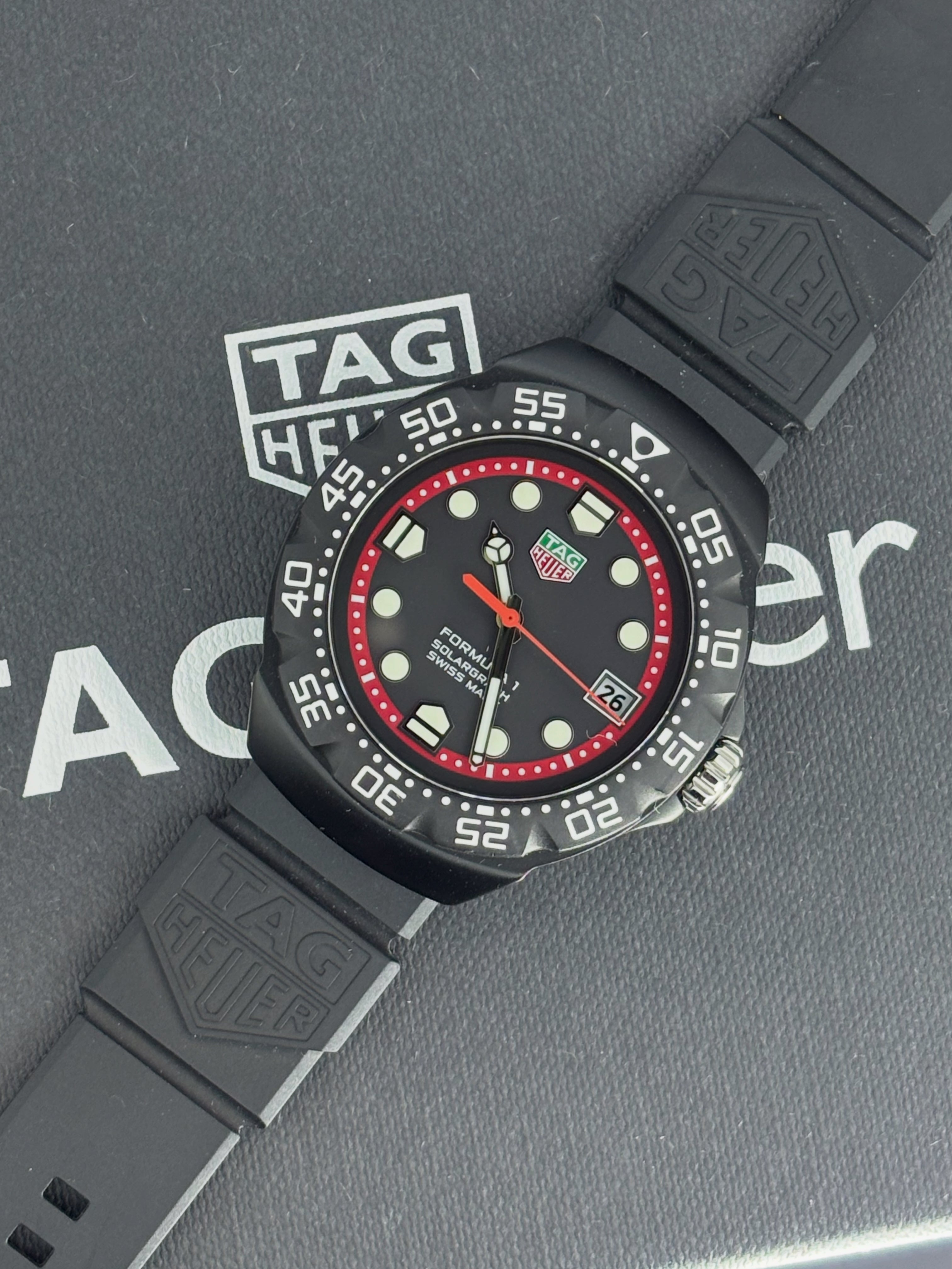 Tag Heuer Formula 1 Solargraph - Black - WBY1114.FT8084 - 38mm - 2025 - Warranty
