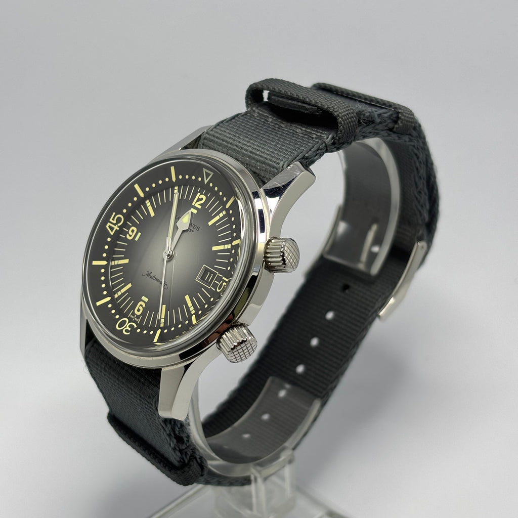 Longines Legend Diver - Black Grey - L3.774.70.2 - In Warranty - 42mm - 2025 - Full Set