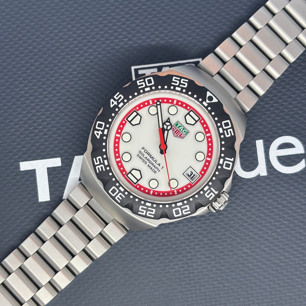 Tag Heuer Formula 1 Solargraph - White - WBY1111.BA0042 - 38mm - 2025 - Warranty