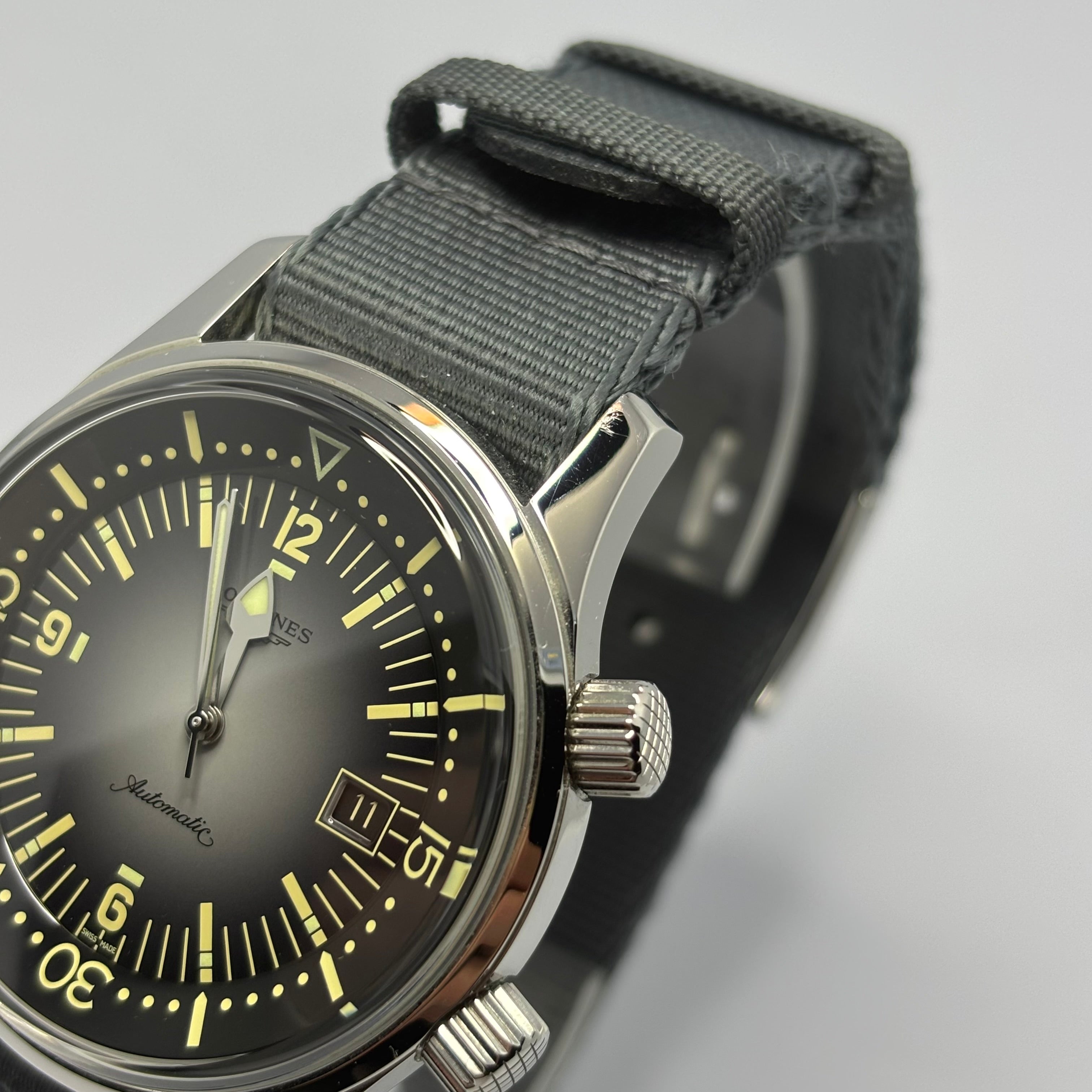 Longines Legend Diver - Black Grey - L3.774.70.2 - In Warranty - 42mm - 2025 - Full Set