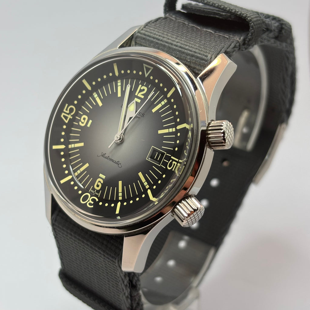 Longines Legend Diver - Black Grey - L3.774.70.2 - In Warranty - 42mm - 2025 - Full Set