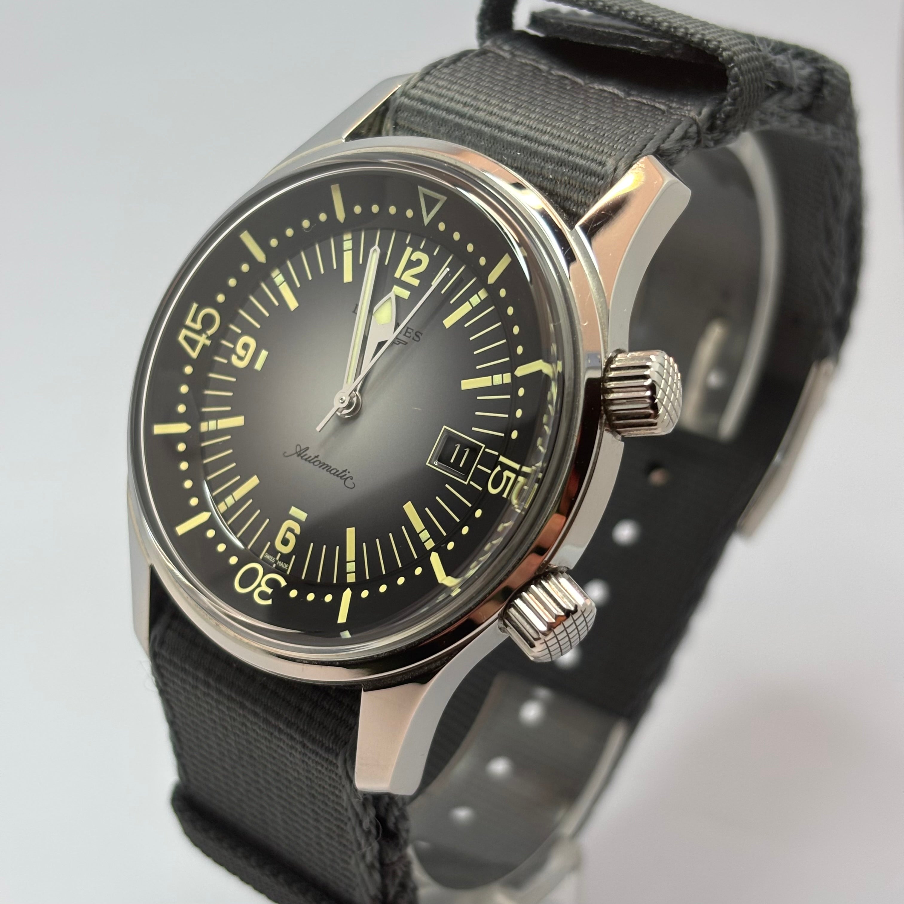 Longines Legend Diver - Black Grey - L3.774.70.2 - In Warranty - 42mm - 2025 - Full Set