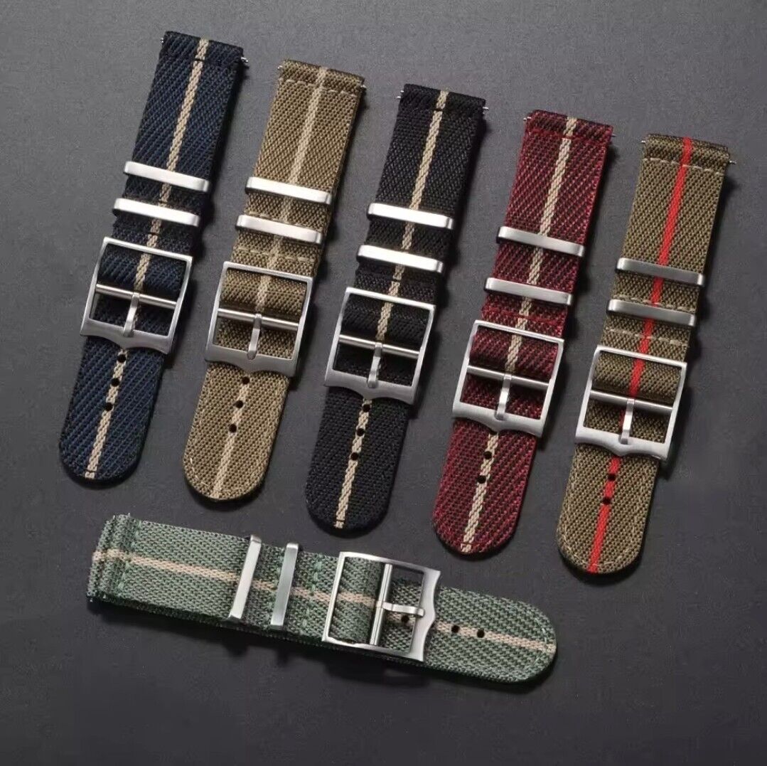 Nylon Strap For Tudor Watch Two piece Military Band 20mm 22mm Quick Release