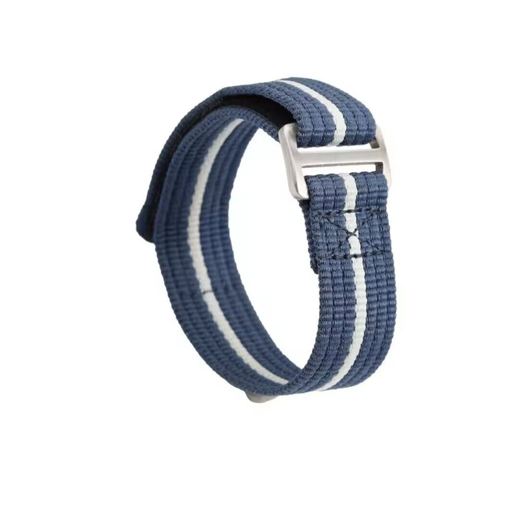 Nylon Strap For Tudor Pelagos FXD 22mm 20 Band Ribbed Single Pass Hook and Loop