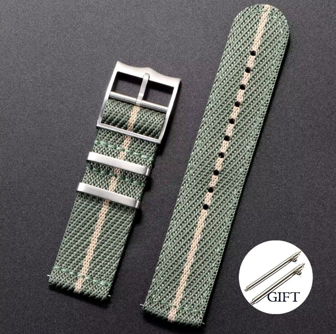 Nylon Strap For Tudor Watch Two piece Military Band 20mm 22mm Quick Release