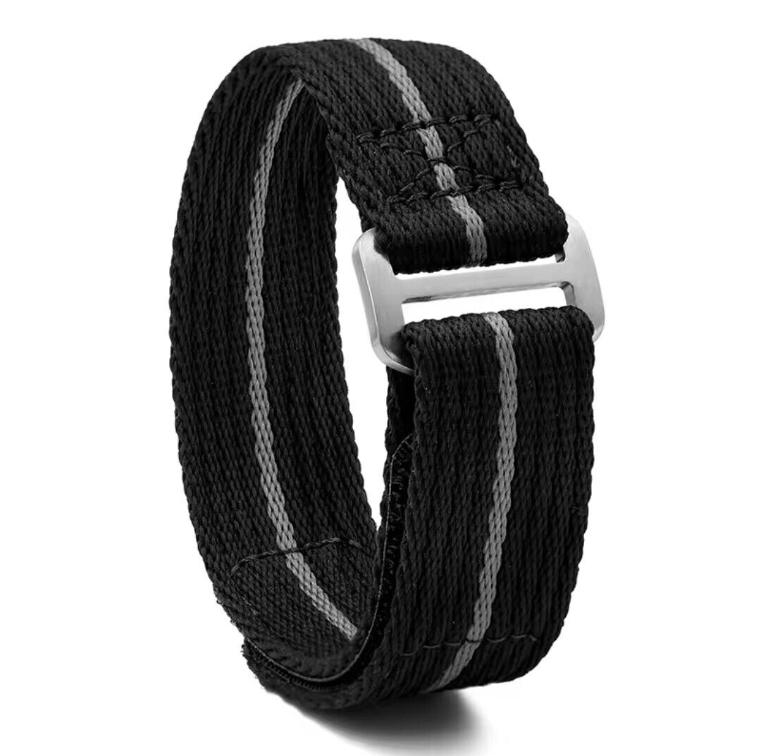 Nylon Single Pass Hook and Loop Strap Watch Band For Tudor FXD Pelagos and Other
