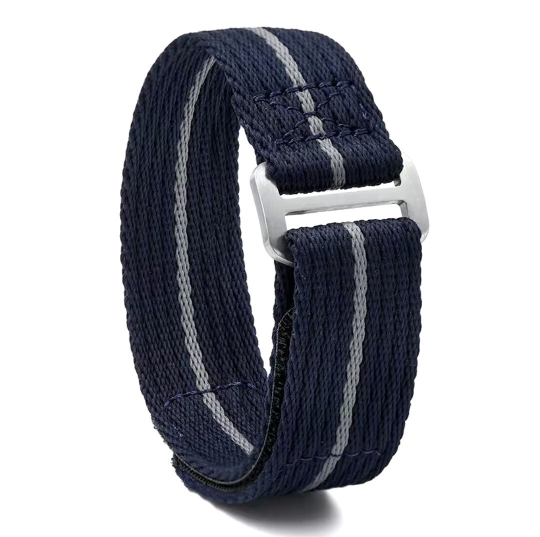 Nylon Single Pass Hook and Loop Strap Watch Band For Tudor FXD Pelagos and Other