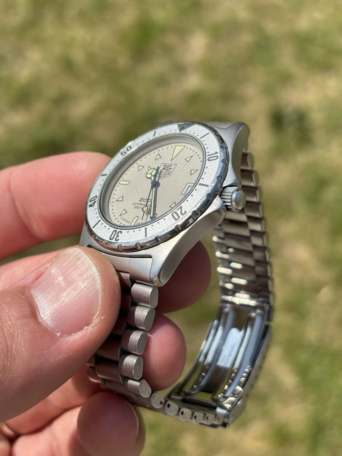 Tag Heuer 2000 972.006 Professional Vintage Grey Dial 200M Watch
