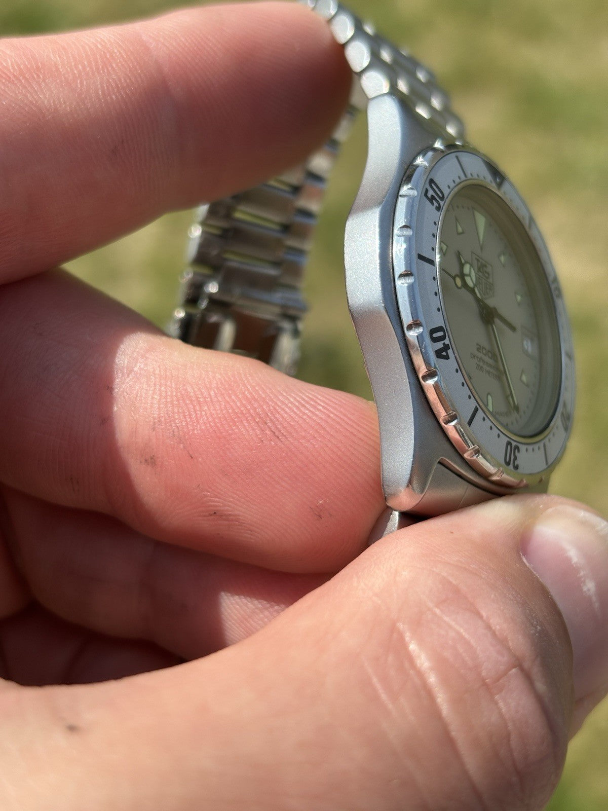 Tag Heuer 2000 972.006 Professional Vintage Grey Dial 200M Watch