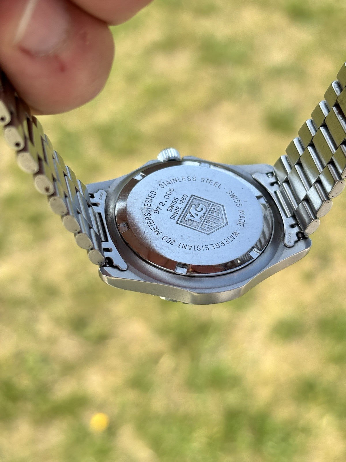 Tag Heuer 2000 972.006 Professional Vintage Grey Dial 200M Watch